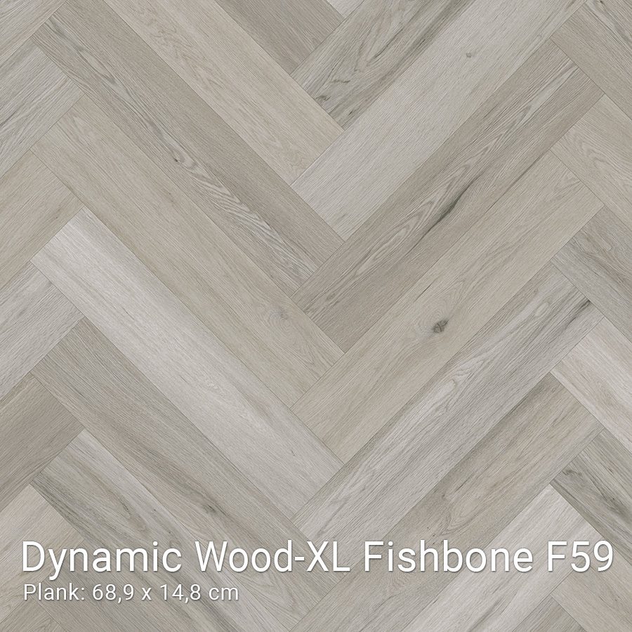 Dynamic Wood XL Fishbone F59, visgraat vinyl